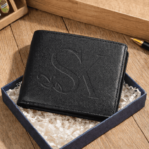 耐用牛皮皮夾 細紋牛皮錢包