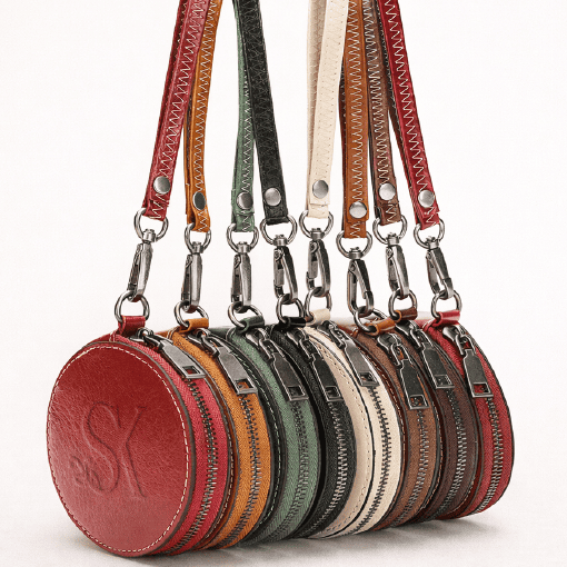 牛皮零錢包訂製 真皮圓形零錢包