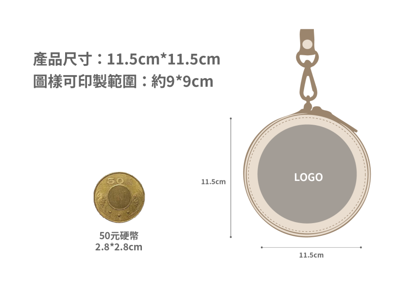 鑰匙圈零錢包 真皮 外出迷你零錢包