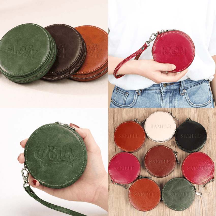 牛皮迷你收納包 小巧真皮零錢包