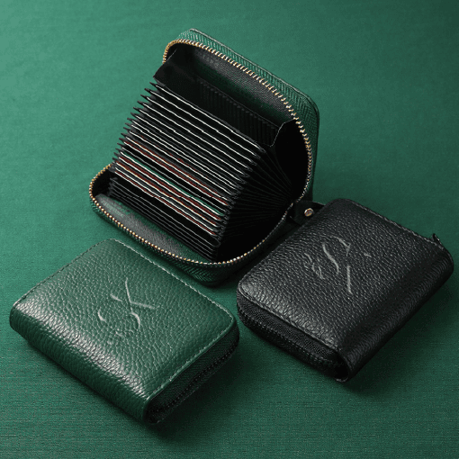 牛皮風琴卡包 牛皮卡包