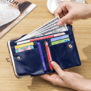 皮革皮夾訂製 復古皮革短夾