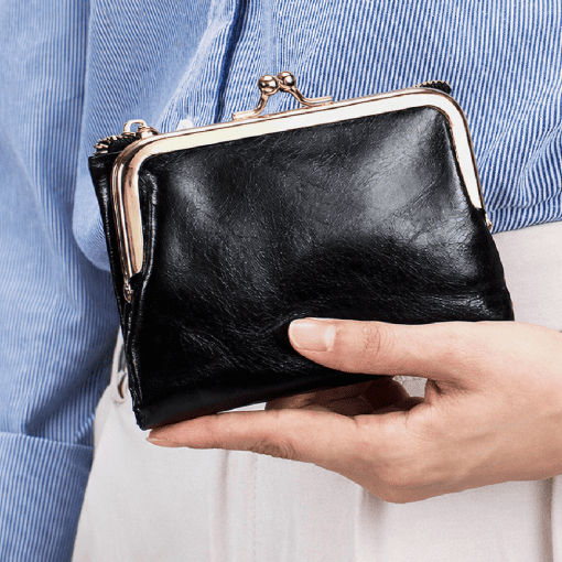 復古油蠟皮 手感皮革皮夾