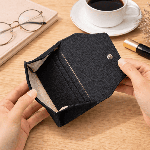 真皮迷你零錢卡包 超薄隨身零錢卡包