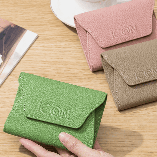 頭層牛皮零錢包 超薄卡包零錢包二合一