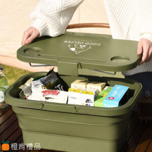 Camping Organizer Table Basket (3) 折疊露營收納籃