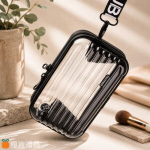 Clear Travel Cosmetic Case (2) 透明迷你硬殼化妝包