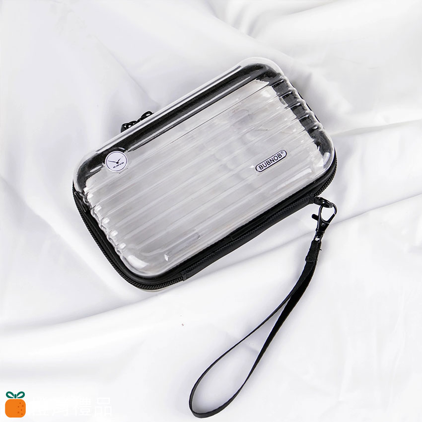 Clear Travel Cosmetic Case (3) 透明迷你硬殼化妝包