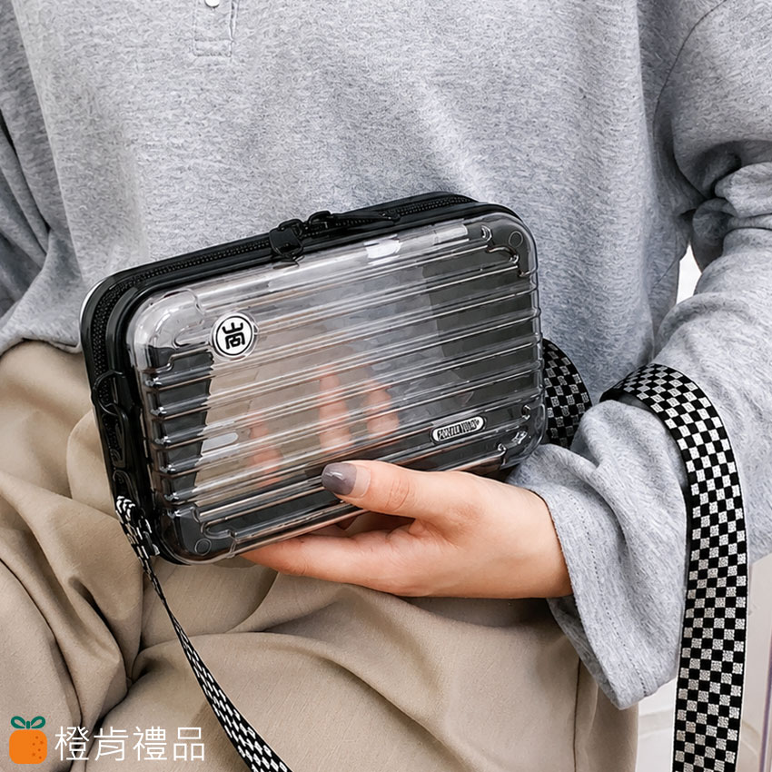 Clear Travel Cosmetic Case (8) 透明迷你硬殼化妝包