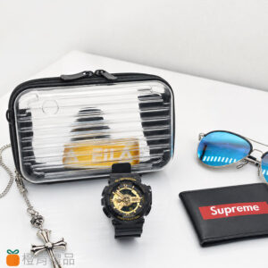 Clear Travel Cosmetic Case (9) 透明迷你硬殼化妝包