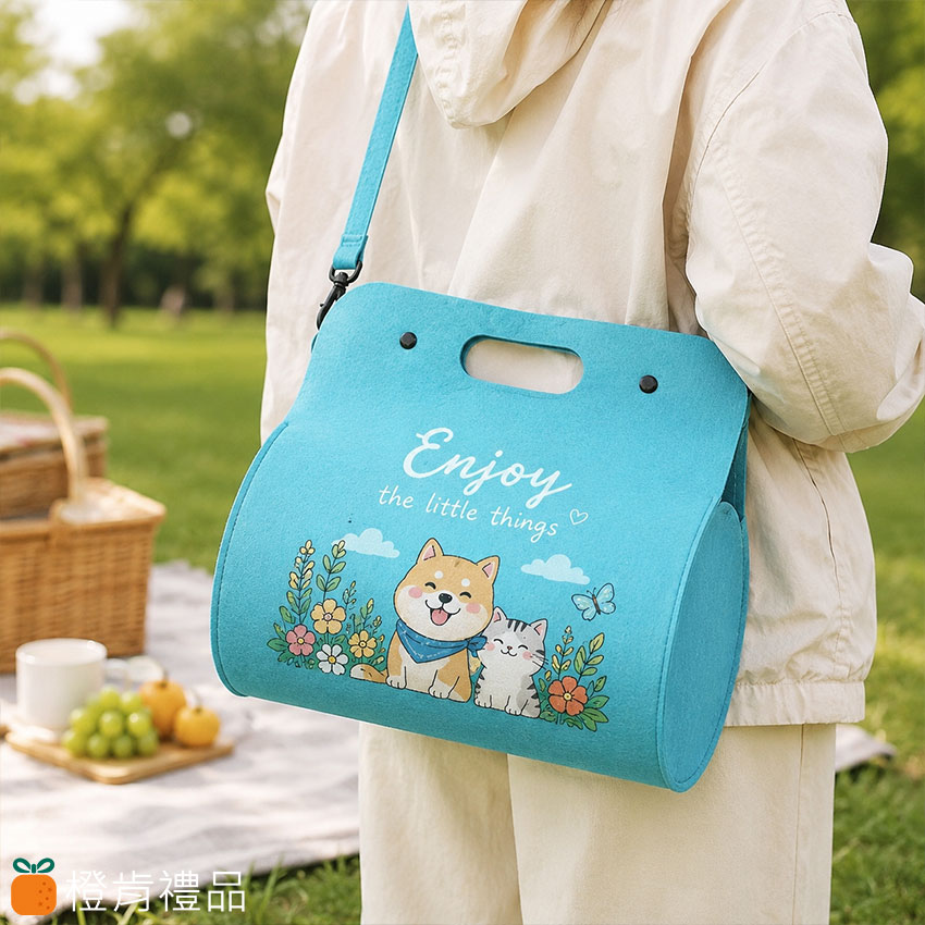Custom Felt Carry Bag (9) 客製毛氈提袋
