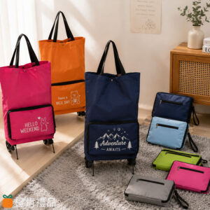 Rolling Shopping Tote (4) 手提拉輪購物袋